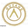 Badge / Macaron GLNF – Grande tenue provinciale – Grand Inspecteur – Guyane – Brodé main
